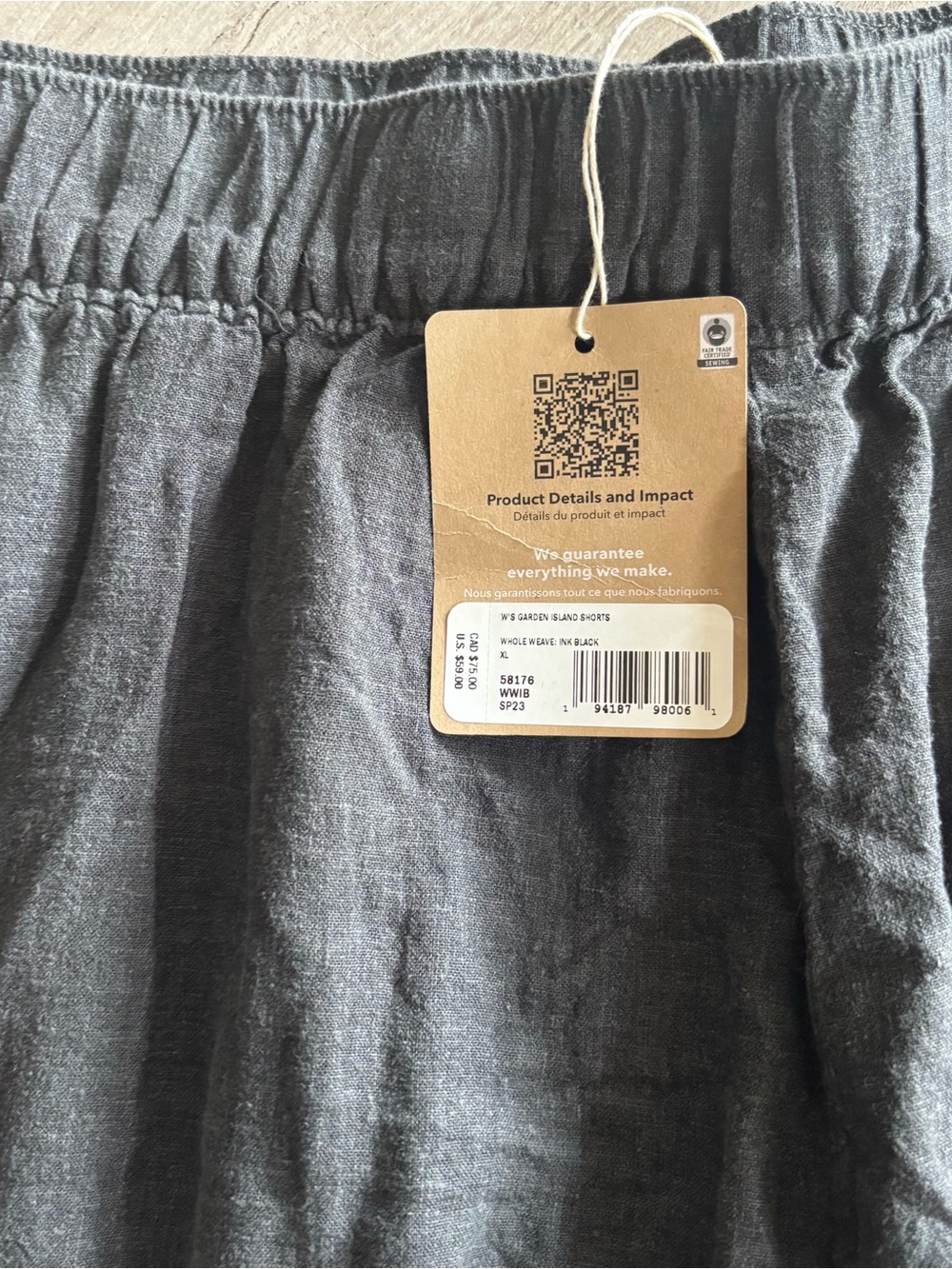 NWT hemp blend Patagonia shorts - Picture 2 of 4